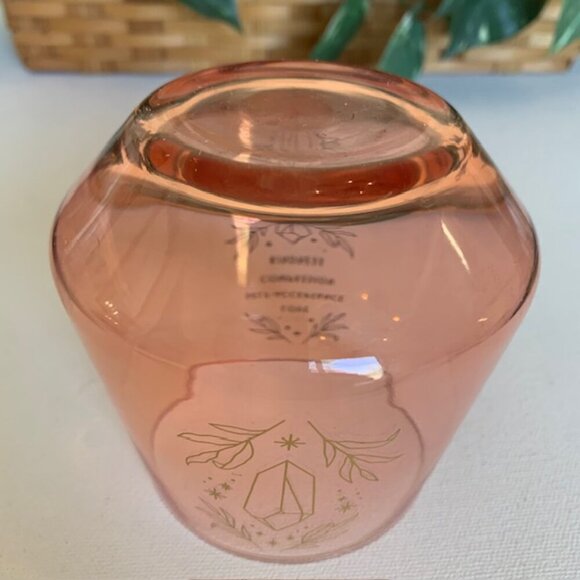 Rose Crystal Healing Drinking Glass DT Wand Love Acceptance Compassion Kindness - Picture 5 of 16